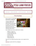 FSU Law Focus - 01/10/2025 by FSU College of Law Office of Communications