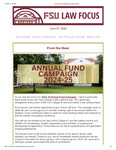 FSU Law Focus - 06/27/2025 by FSU College of Law Office of Communications