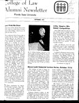 Alumni Newsletter (September 1981) by Florida State University College of Law Alumni Newsletter