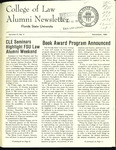 Alumni Newsletter (November 1984) by Florida State University College of Law Alumni Newsletter
