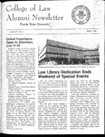 Alumni Newsletter (March 1985) by Florida State University College of Law Alumni Newsletter
